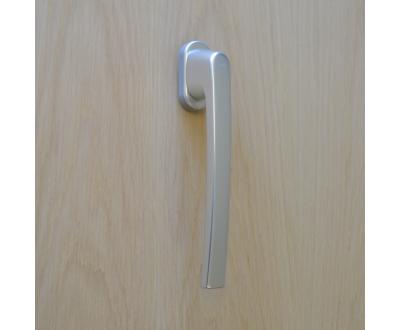 Smart Slide door handle from Roto. Shown in silver.