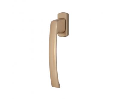 Slider handle from Maco. Shown in bronze.